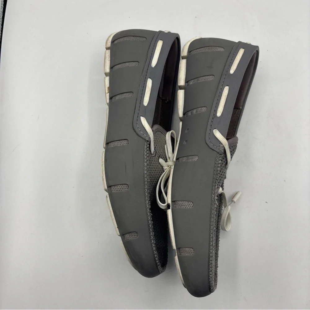 Swims Men’s Braided Lace Shoes Size 7 Gray